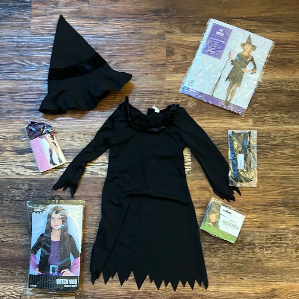 Lil Witch Costume with Accessories - size (4-6)